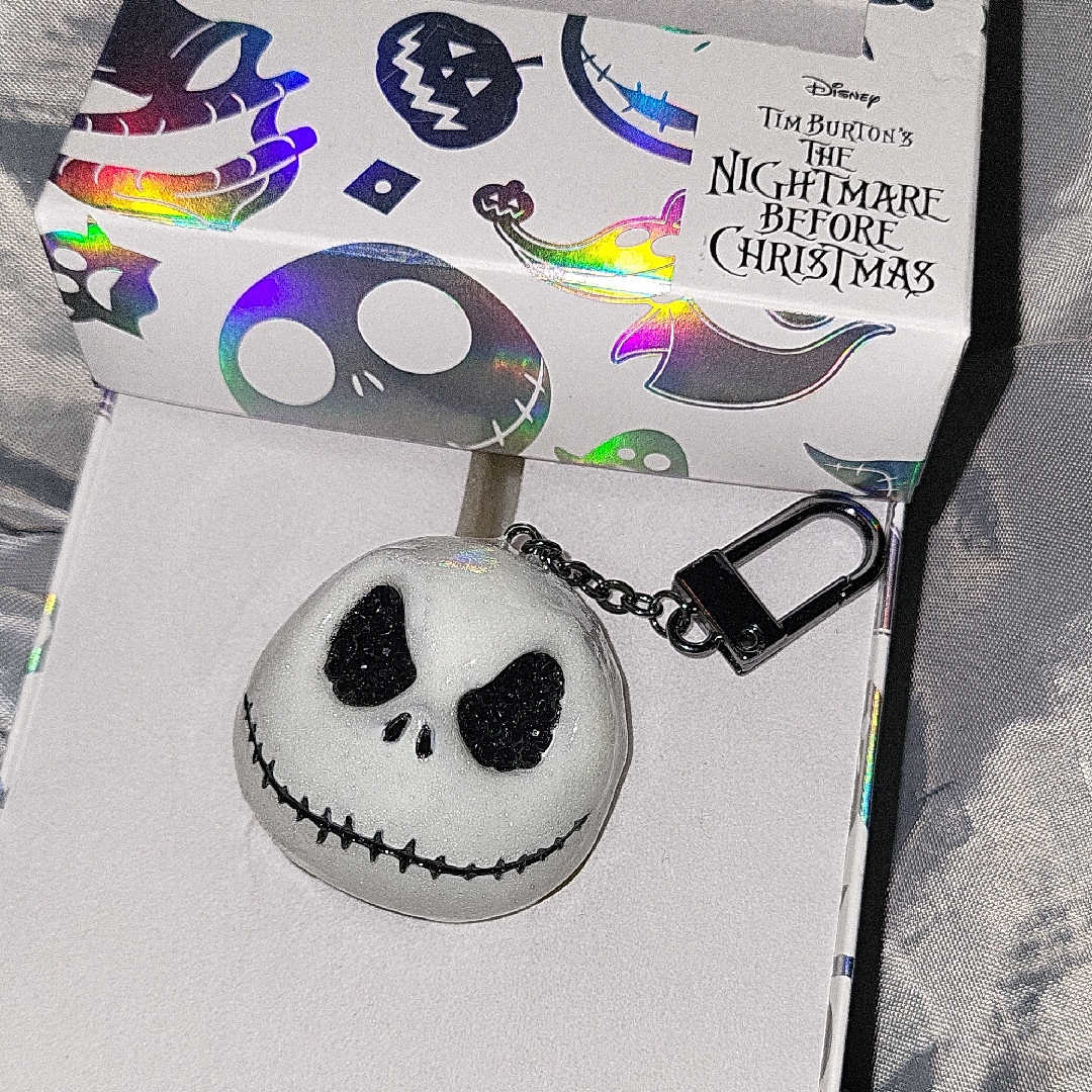 Disney Jack Skellington Keychain Bsg Charm Bnib Ty Te